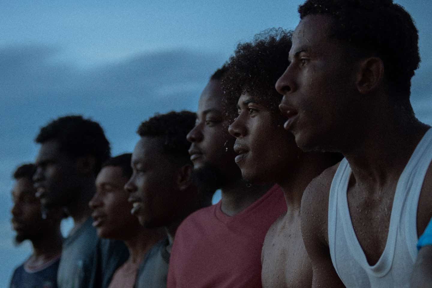 Still — group at dusk